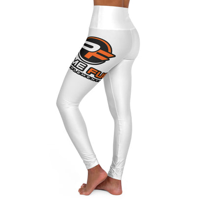 High-Waist Fitness Leggings with Primal Fuel Logo — Yoga & Gym Activewear
