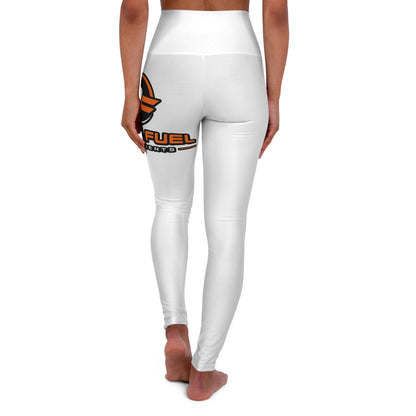 High-Waist Fitness Leggings with Primal Fuel Logo — Yoga & Gym Activewear